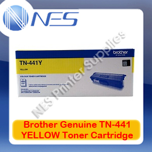Brother Genuine TN-441Y YELLOW Toner Cartridge for HL-L8260CDW/HL-L8360CDW/MFC-L8690CDW/MFC-L8900CDW (1.8K)